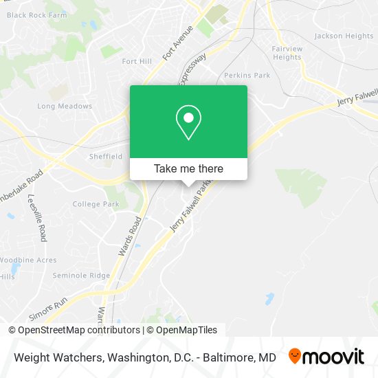 Weight Watchers map
