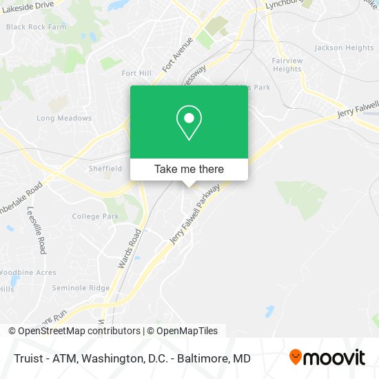 Mapa de Truist - ATM