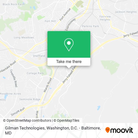 Mapa de Gilman Technologies