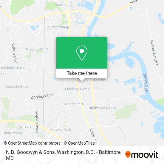 N.B. Goodwyn & Sons map