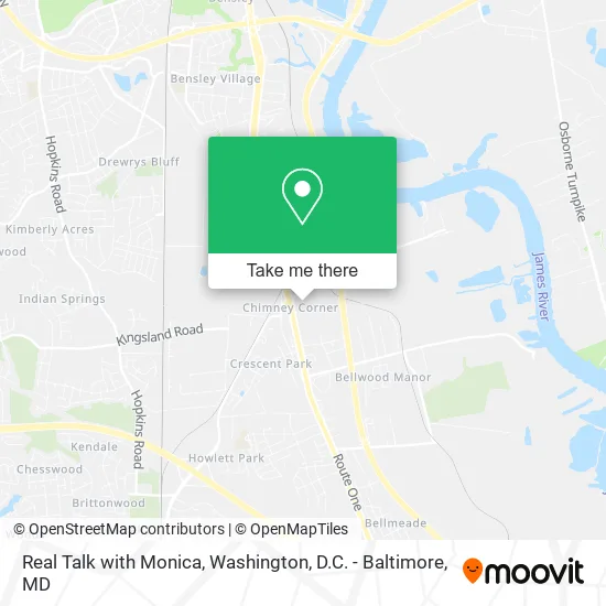 Real Talk with Monica map