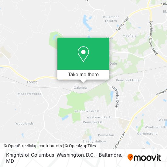 Knights of Columbus map
