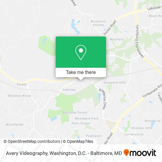 Avery Videography map