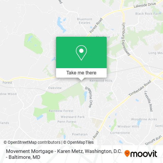 Movement Mortgage - Karen Metz map