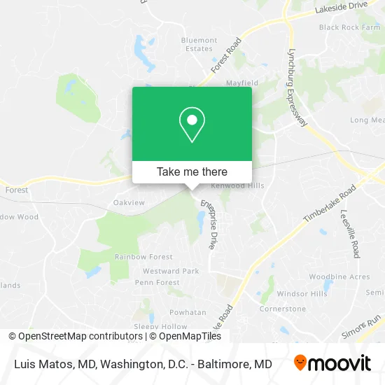 Luis Matos, MD map