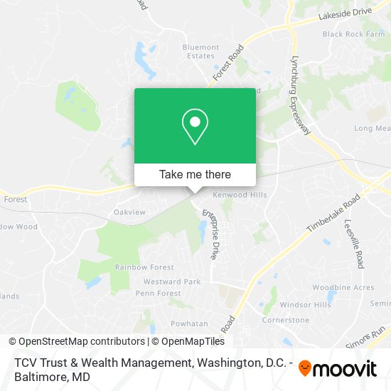 Mapa de TCV Trust & Wealth Management