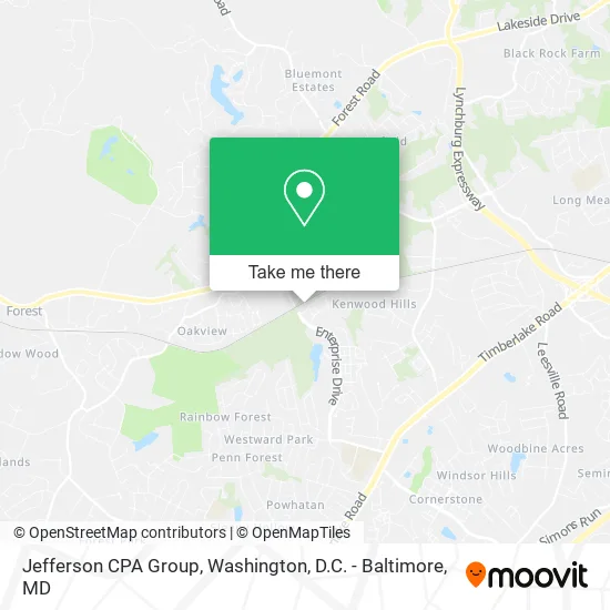 Jefferson CPA Group map