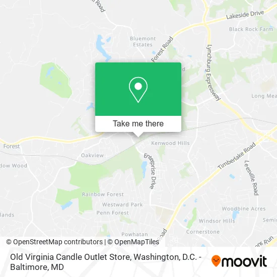 Old Virginia Candle Outlet Store map