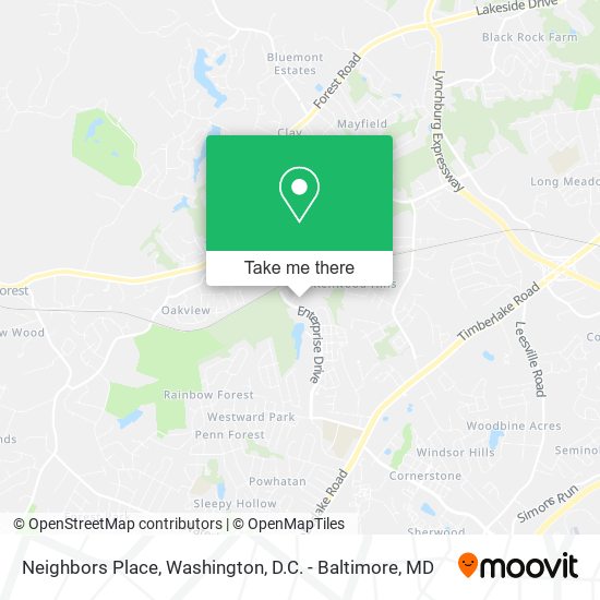 Mapa de Neighbors Place