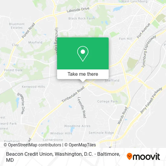 Beacon Credit Union map