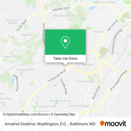 Amative Creative map