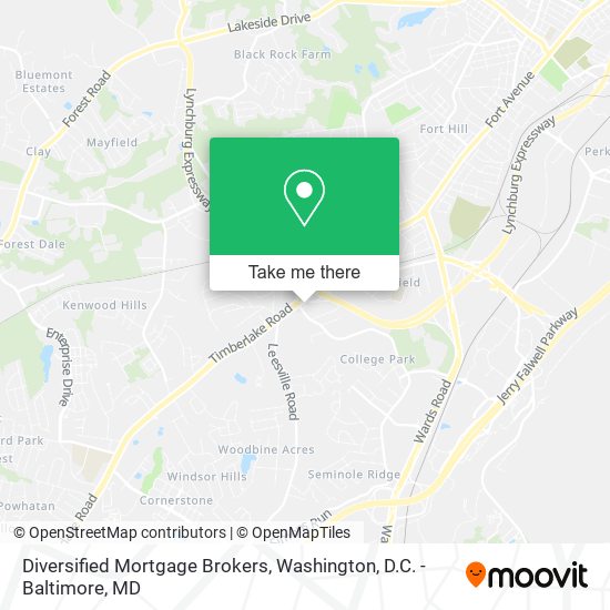 Diversified Mortgage Brokers map