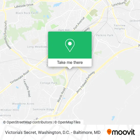 Victoria's Secret map