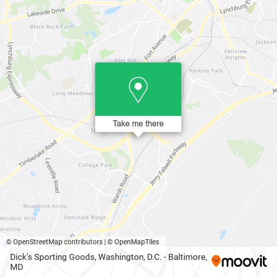 Mapa de Dick's Sporting Goods