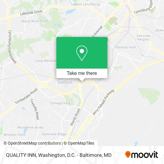 QUALITY INN map