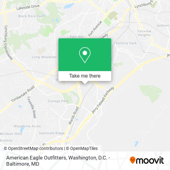 American Eagle Outfitters map