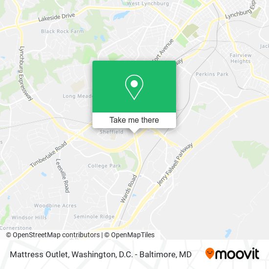 Mapa de Mattress Outlet
