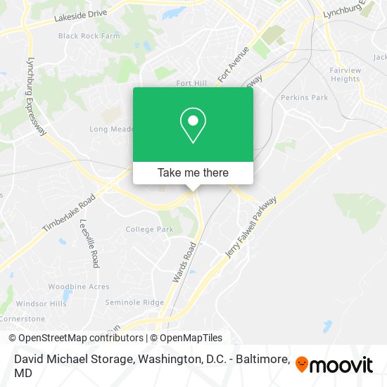 Mapa de David Michael Storage