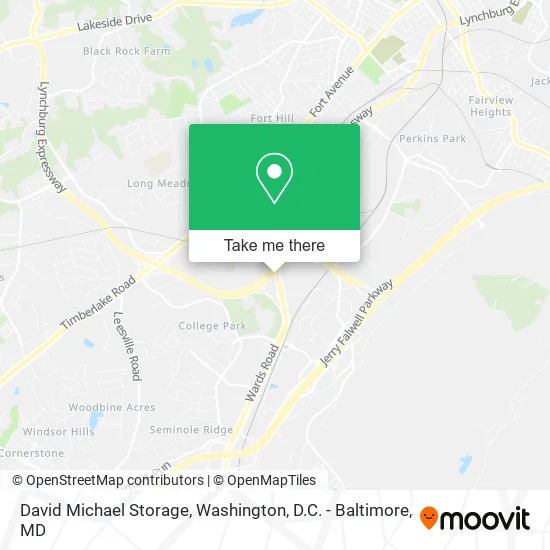 Mapa de David Michael Storage