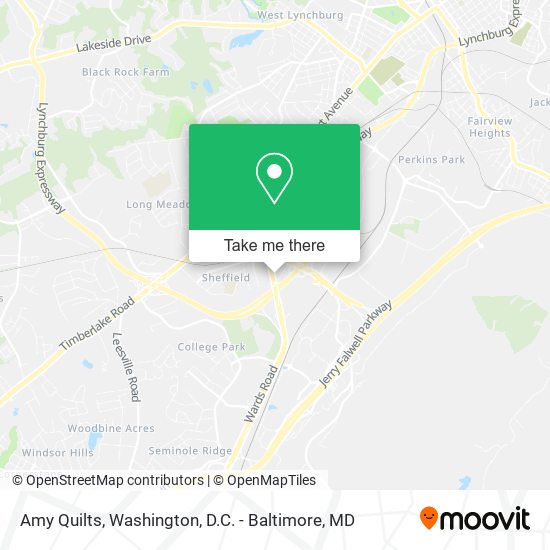 Amy Quilts map