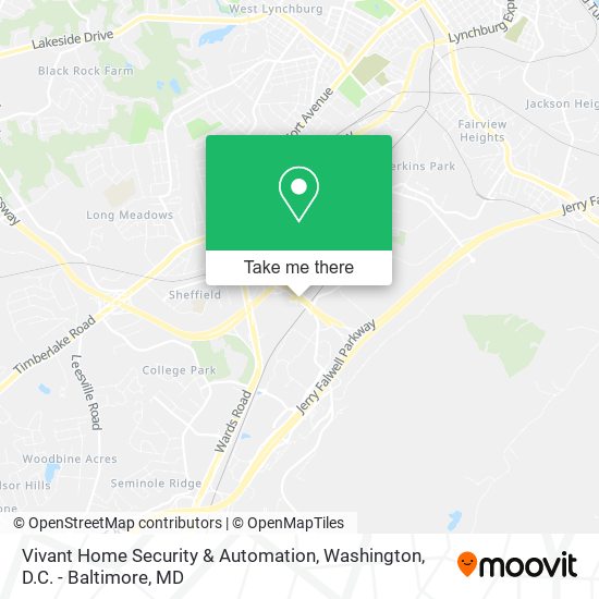 Vivant Home Security & Automation map
