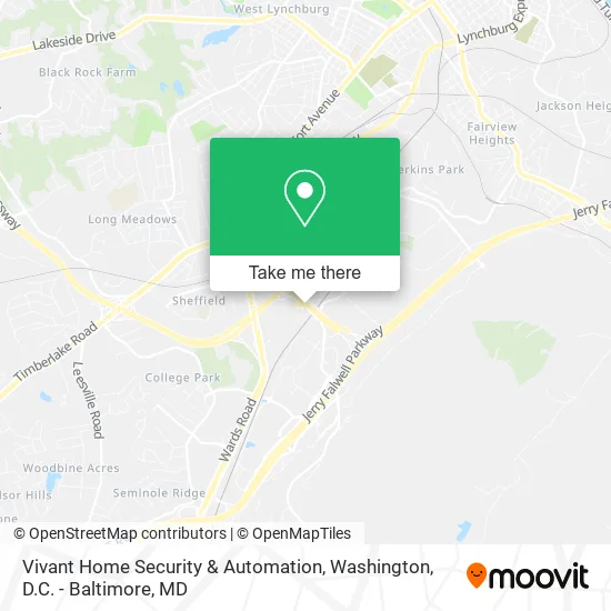 Vivant Home Security & Automation map