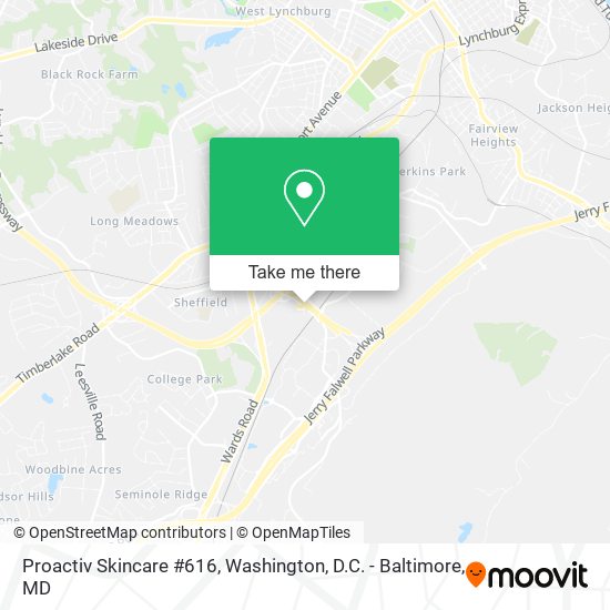 Proactiv Skincare #616 map