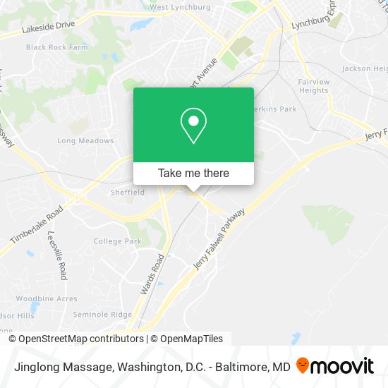 Jinglong Massage map