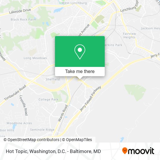 Hot Topic map