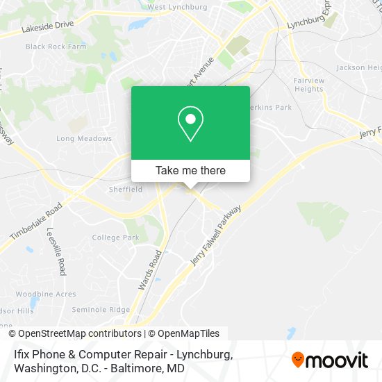 Ifix Phone & Computer Repair - Lynchburg map