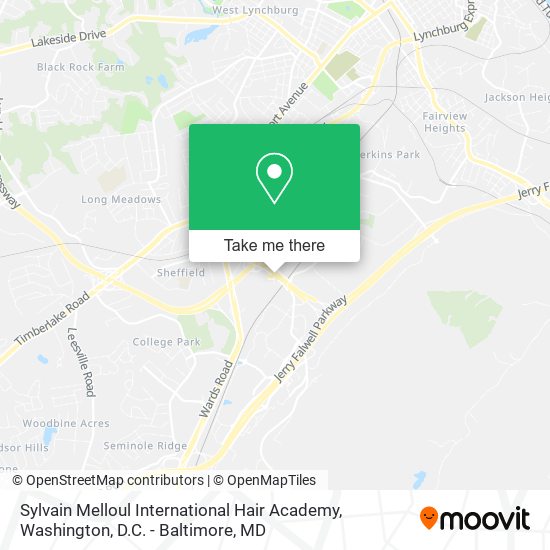 Sylvain Melloul International Hair Academy map