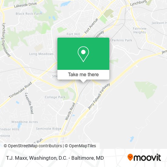 T.J. Maxx map