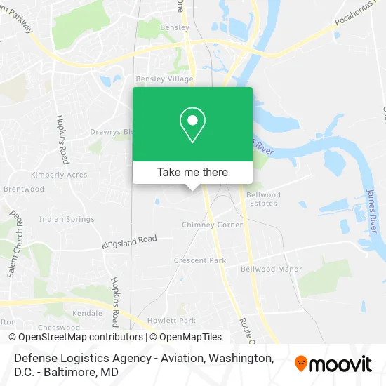 Defense Logistics Agency - Aviation map