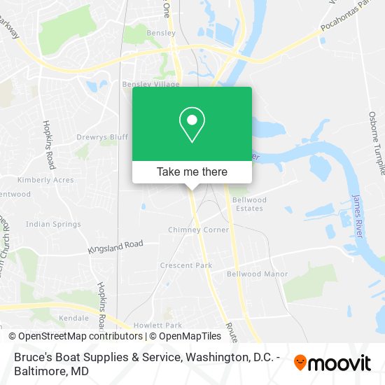 Mapa de Bruce's Boat Supplies & Service