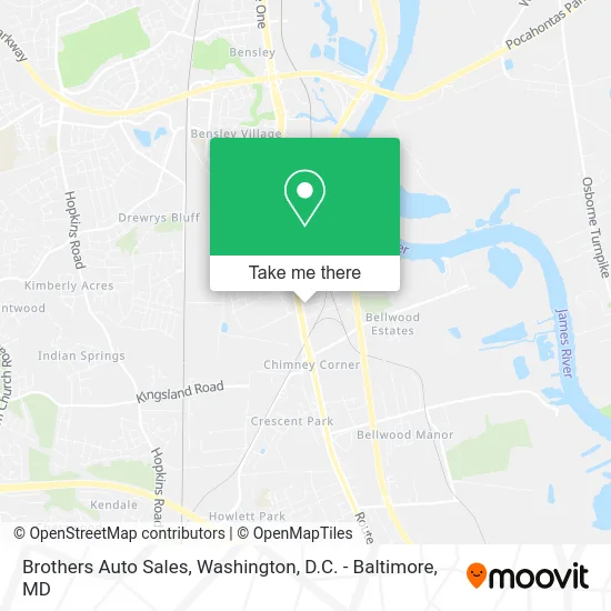 Brothers Auto Sales map