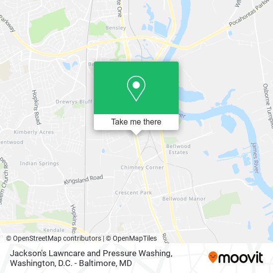 Mapa de Jackson's Lawncare and Pressure Washing