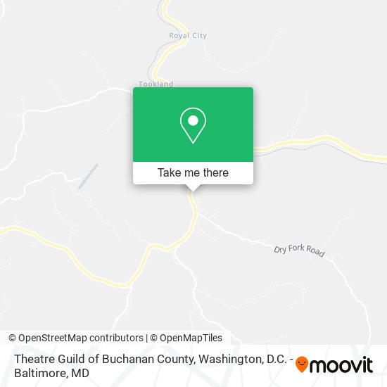 Mapa de Theatre Guild of Buchanan County