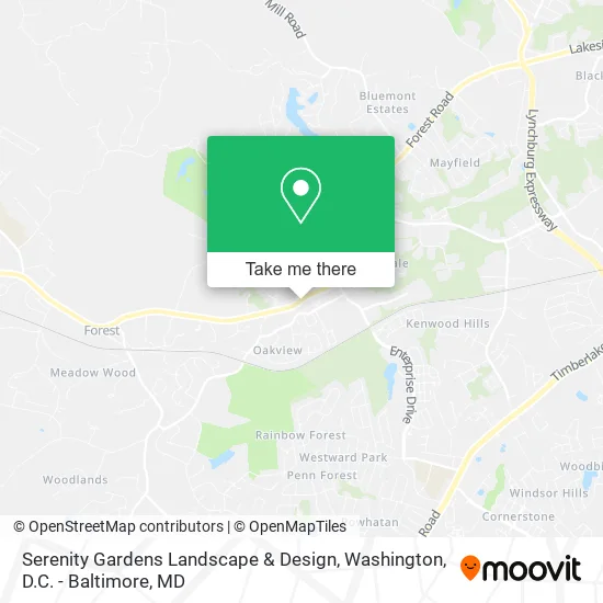 Serenity Gardens Landscape & Design map
