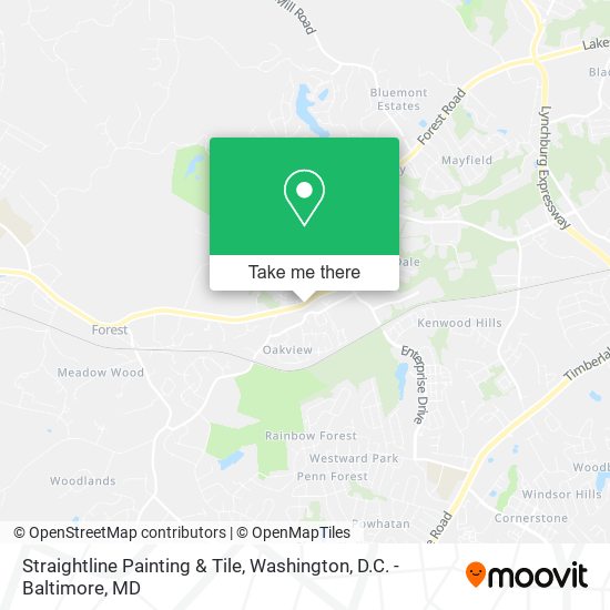 Mapa de Straightline Painting & Tile