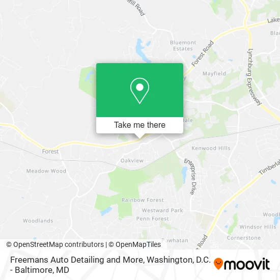 Freemans Auto Detailing and More map