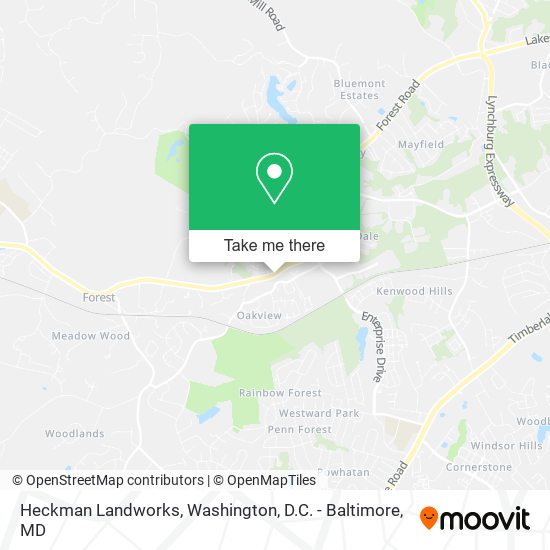 Heckman Landworks map
