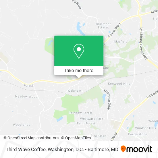 Third Wave Coffee map