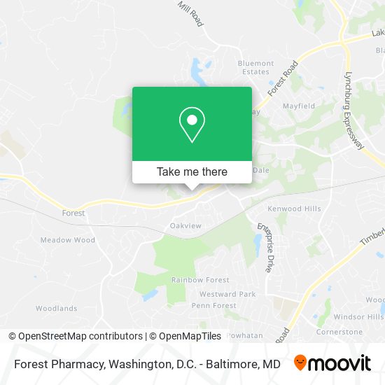 Forest Pharmacy map