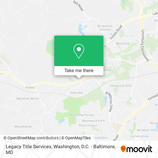 Legacy Title Services map