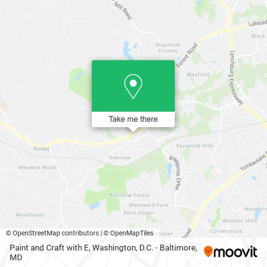 Paint and Craft with E map