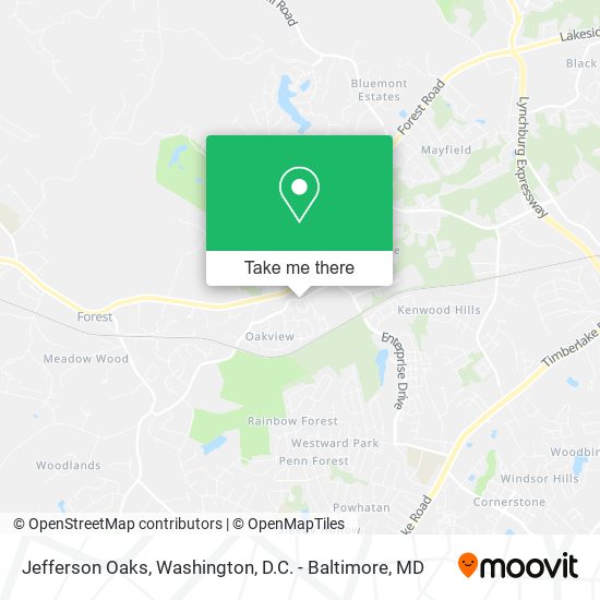 Mapa de Jefferson Oaks