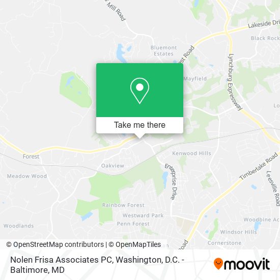 Mapa de Nolen Frisa Associates PC