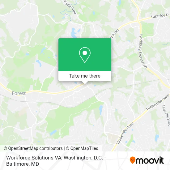 Workforce Solutions VA map