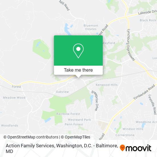 Mapa de Action Family Services