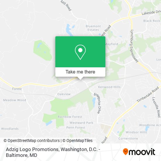 Mapa de Adzig Logo Promotions